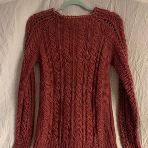 diana Red Knitted Sweater